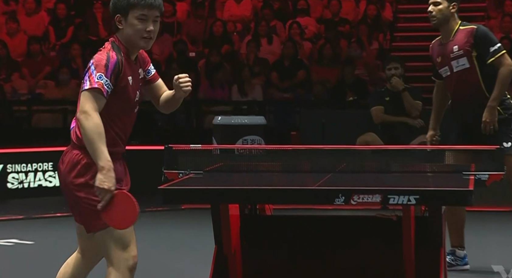 法国乒乓球队完胜波兰乒乓球队，张本智和惊艳世界